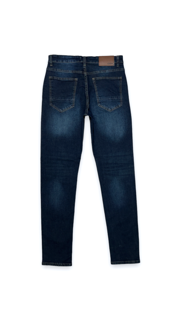 Jeans Hombre Slim Azul Focalizado Medio - Imagen 9