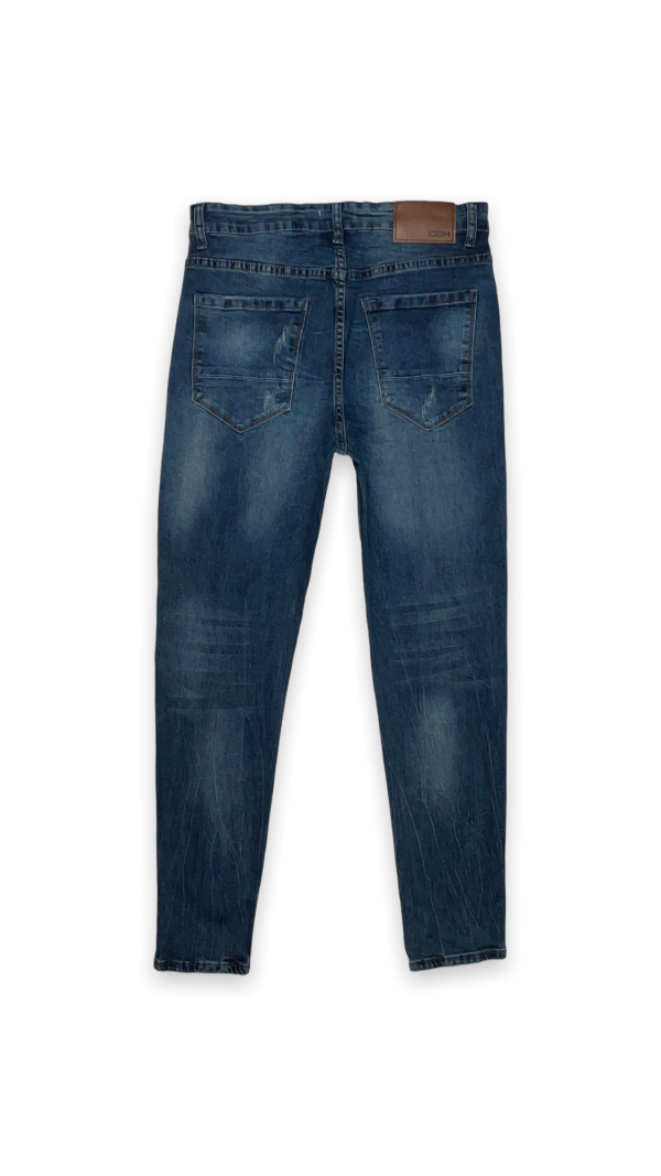 Jeans Hombre Skinny Azul con Drimen Focalizado Suave - Imagen 8