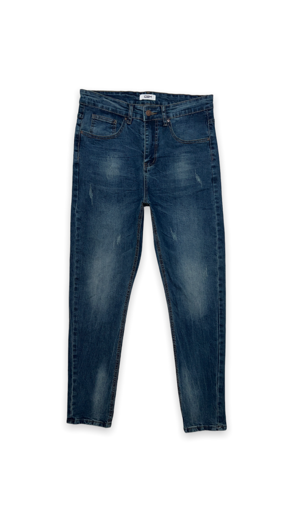 Jeans Hombre Skinny Azul con Drimen Focalizado Suave - Imagen 7