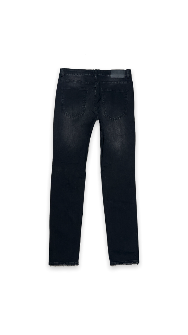 Jeans Hombre Slim Negro Focalizado Suave Destroyer - Imagen 8
