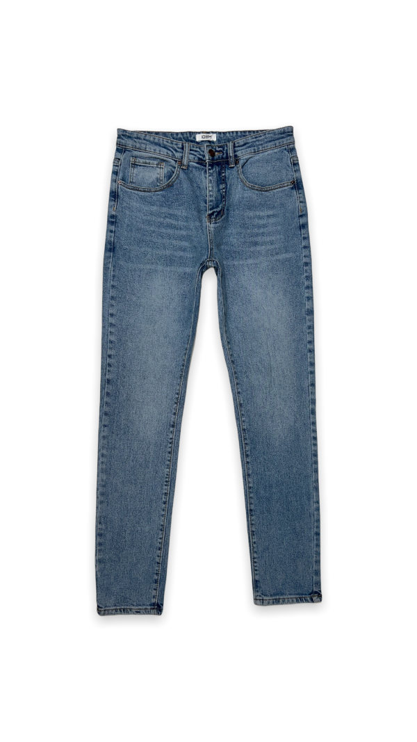 Jeans Hombre Slim azul claro Focalizado Suave - Imagen 8